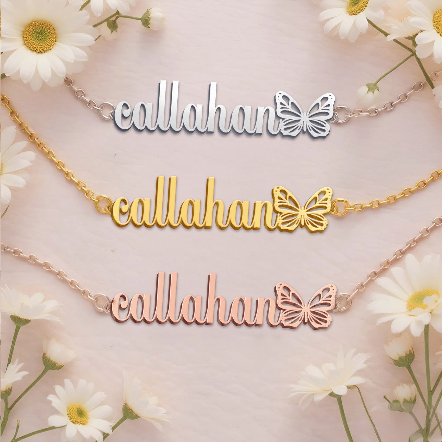 CALLAHAN  TTX22 Personalized Name Necklace – Perfect Gift