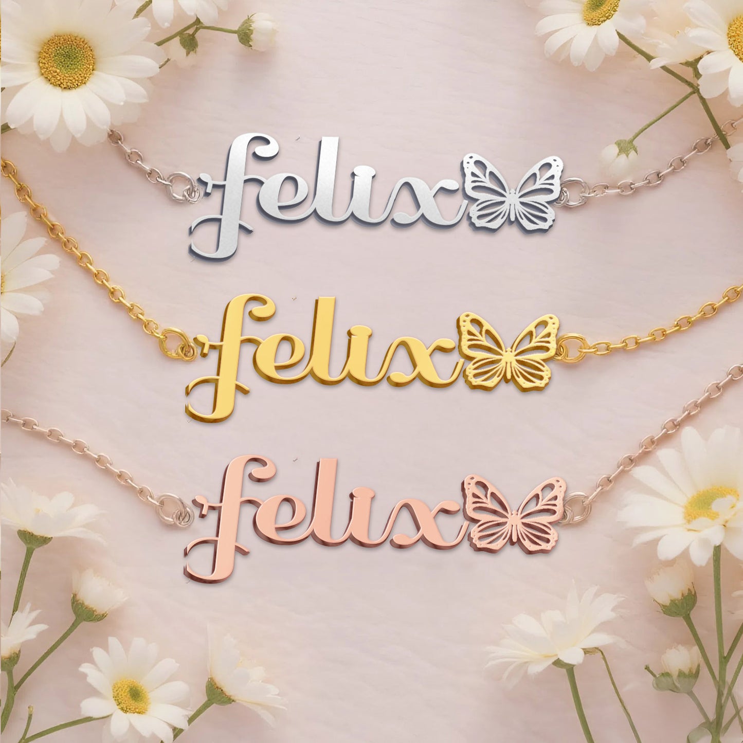 FELIX  TTX22 Personalized Name Necklace – Perfect Gift