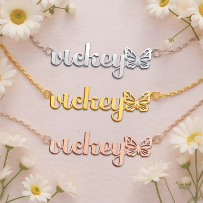VICKEY  TTX22 Personalized Name Necklace – Perfect Gift