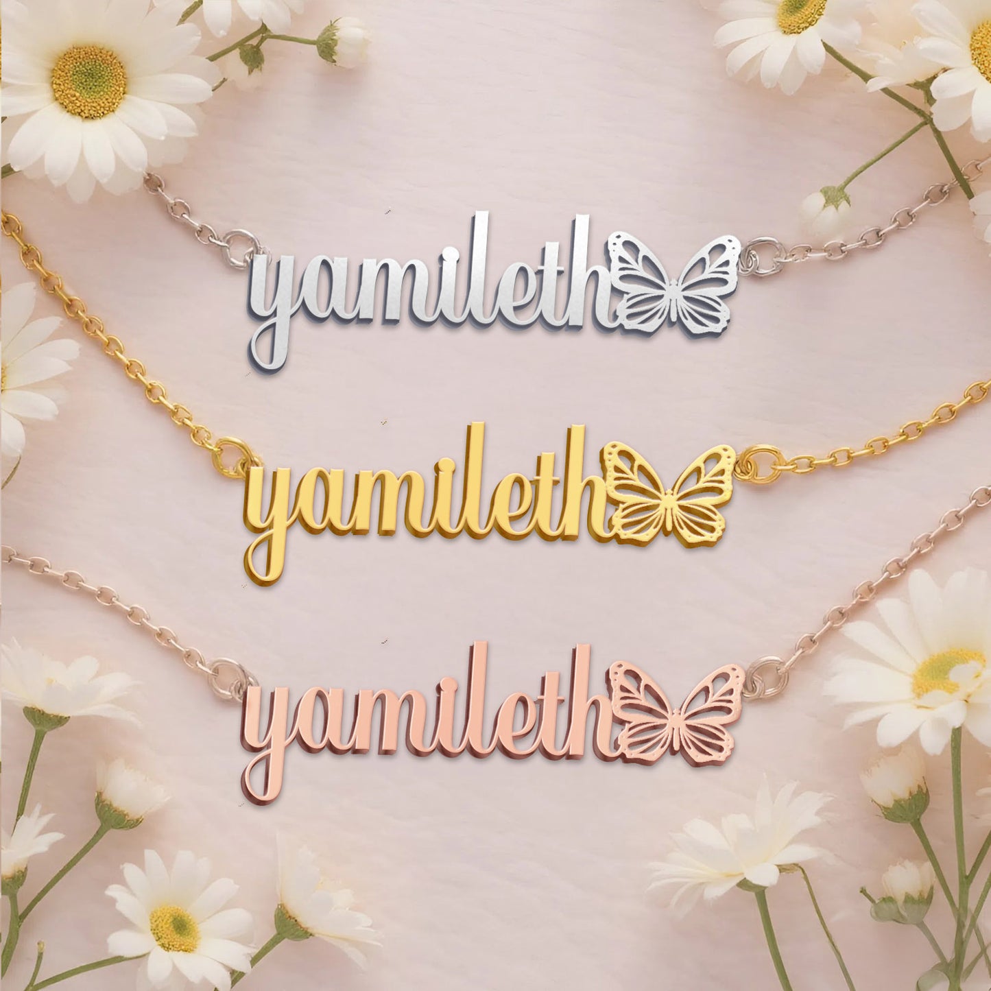 YAMILETH  TTX22 Personalized Name Necklace – Perfect Gift