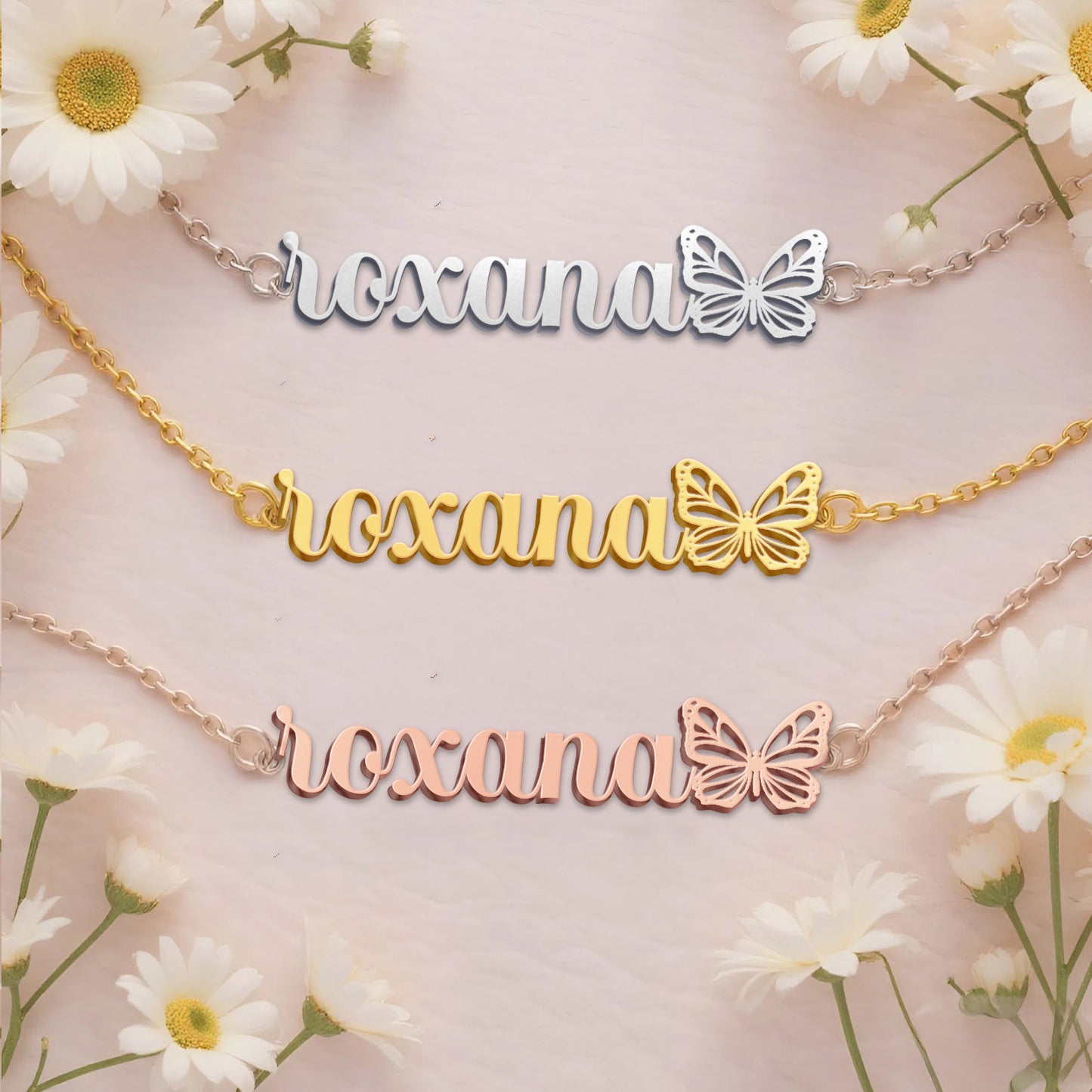 ROXANA  TTX22 Personalized Name Necklace – Perfect Gift