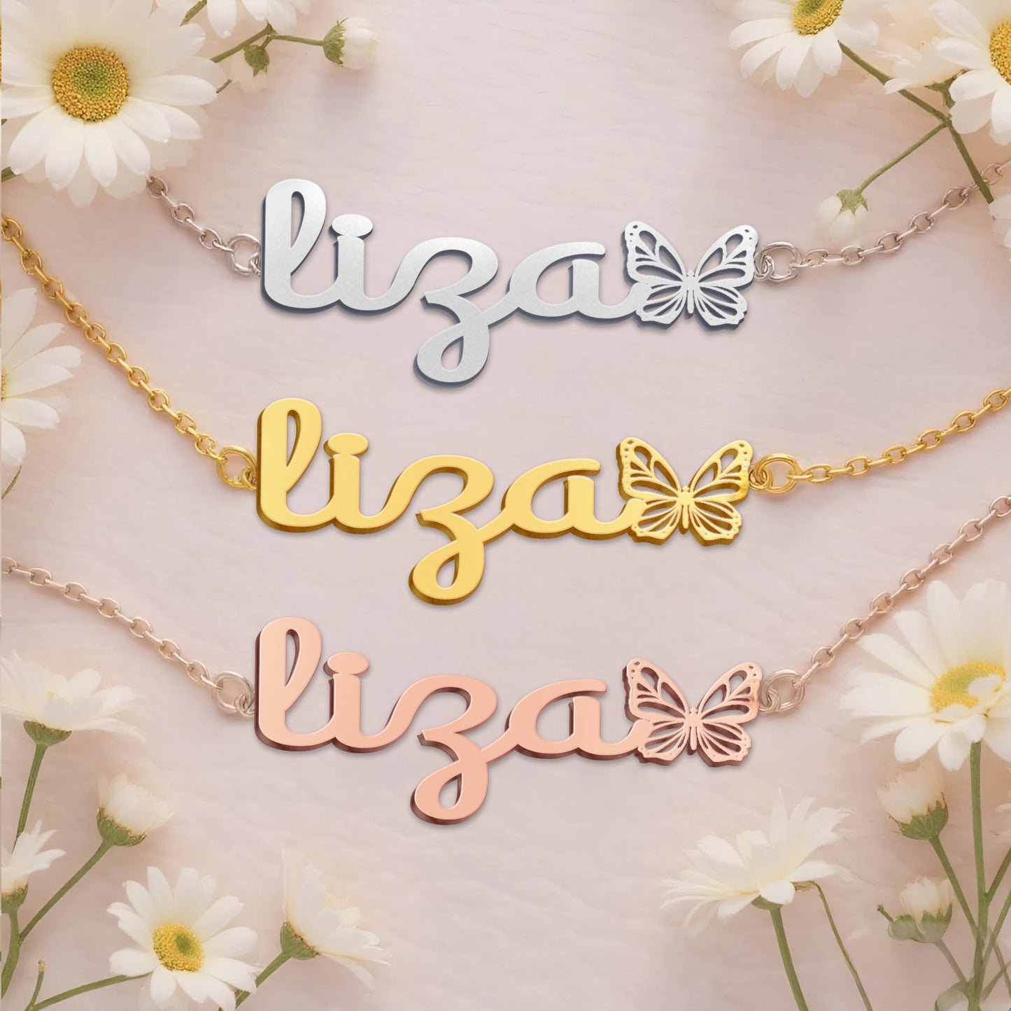 LIZA  TTL01 Personalized Name Necklace – Perfect Gift