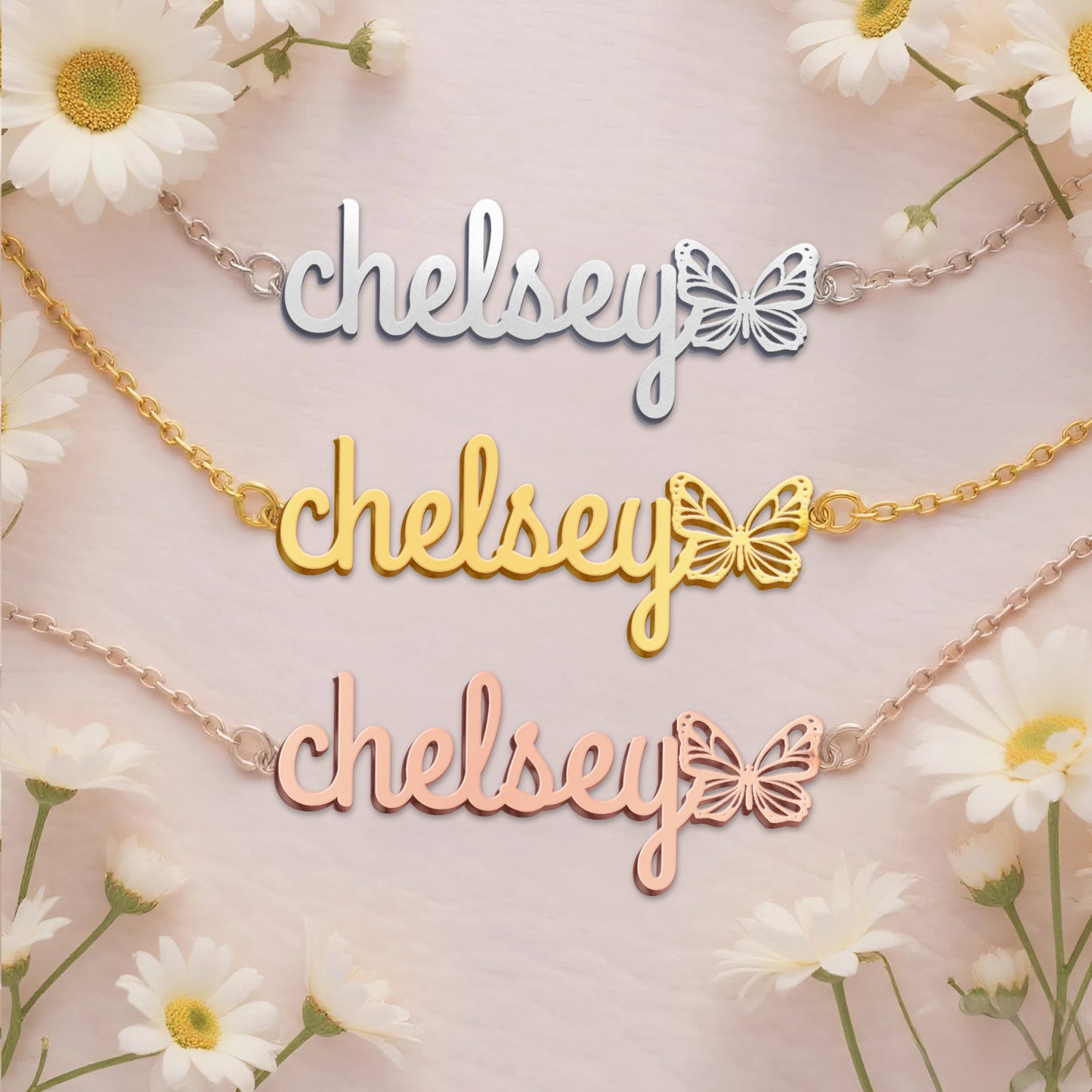 CHELSEY  TTL01 Personalized Name Necklace – Perfect Gift