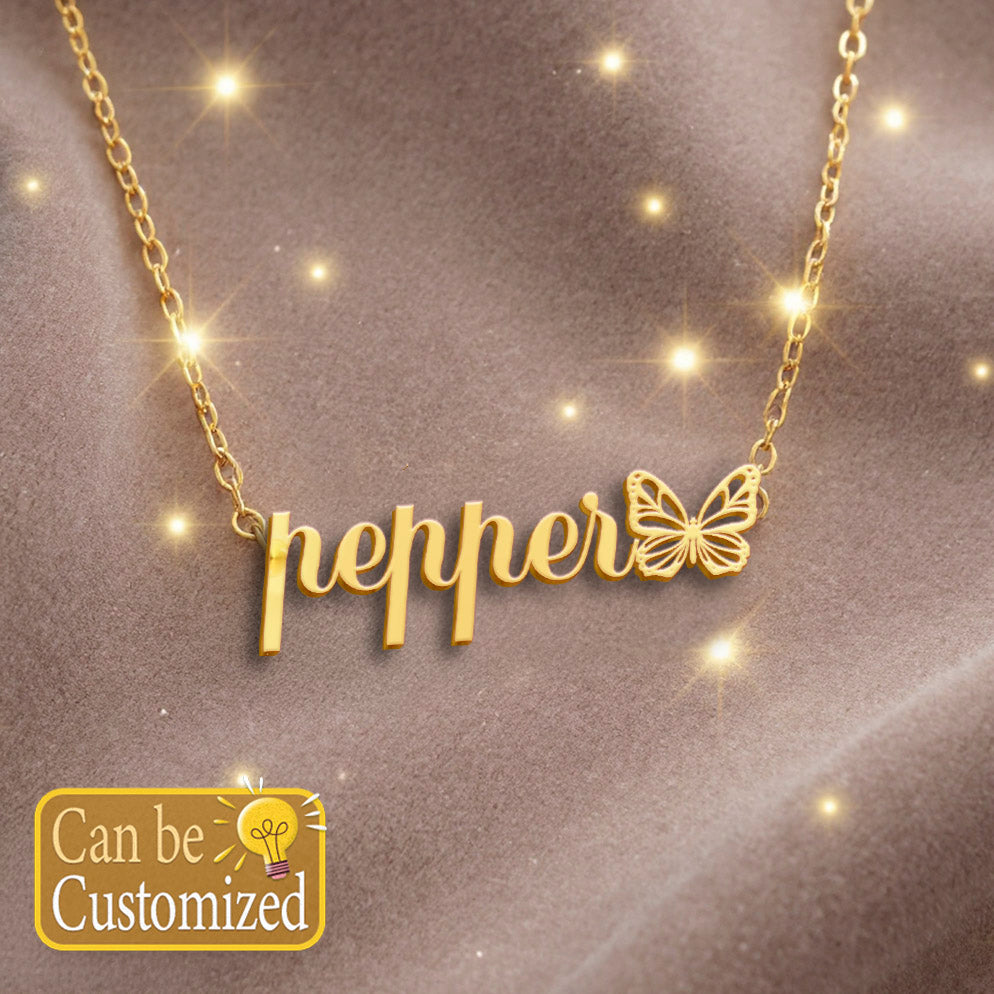 PEPPER  TTX22 Personalized Name Necklace – Perfect Gift