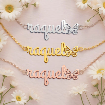 RAQUEL  TTL01 Personalized Name Necklace – Perfect Gift