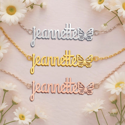 JEANNETTE  TTL01 Personalized Name Necklace – Perfect Gift