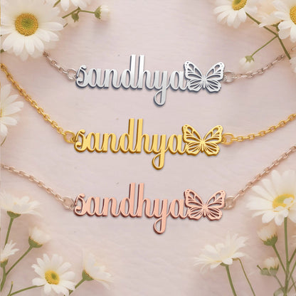 SANDHYA  TTX22 Personalized Name Necklace – Perfect Gift