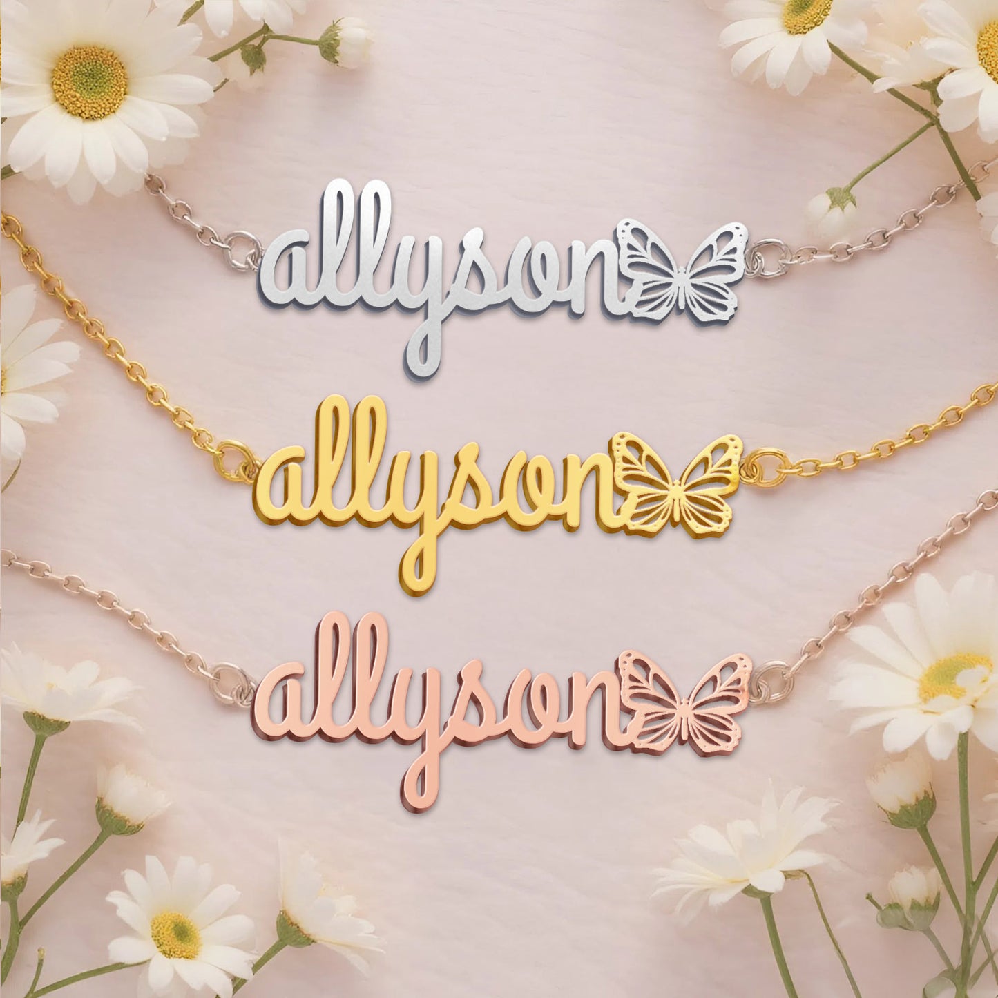 ALLYSON  TTL01 Personalized Name Necklace – Perfect Gift