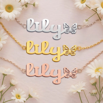 LILY  TTL01 Personalized Name Necklace – Perfect Gift