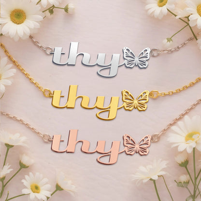 THY  TTX22 Personalized Name Necklace – Perfect Gift