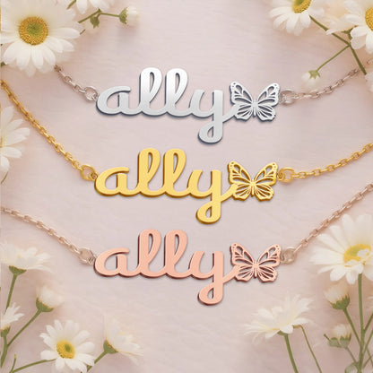 ALLY  TTL01 Personalized Name Necklace – Perfect Gift