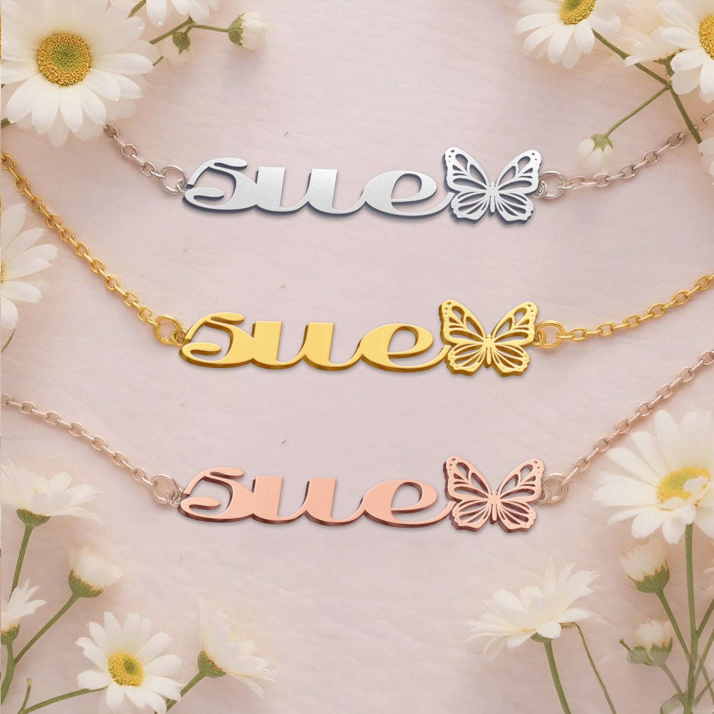 SUE  TTX22 Personalized Name Necklace – Perfect Gift