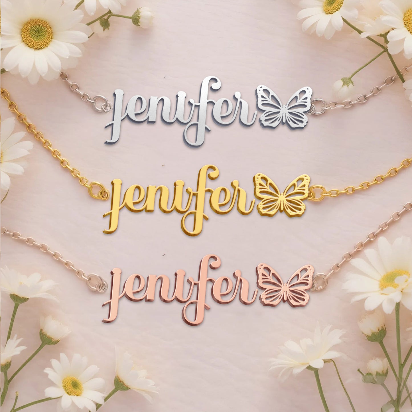 JENIFER  TTX22 Personalized Name Necklace – Perfect Gift