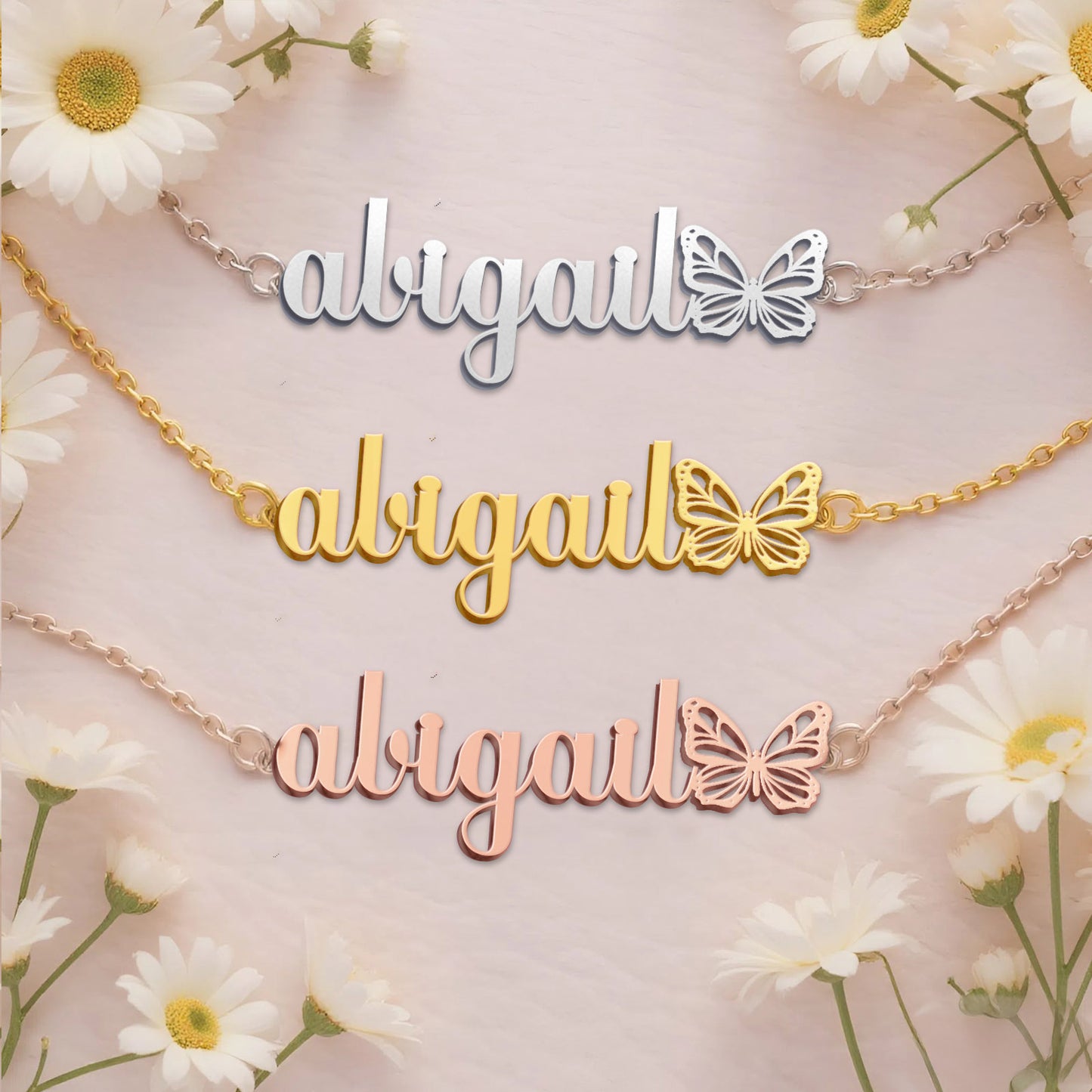 ABIGAIL  TTX22 Personalized Name Necklace – Perfect Gift