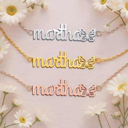 MARTHA  TTL01 Personalized Name Necklace – Perfect Gift
