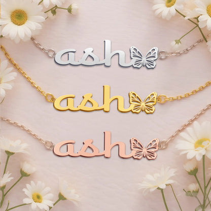 ASH  TTL01 Personalized Name Necklace – Perfect Gift