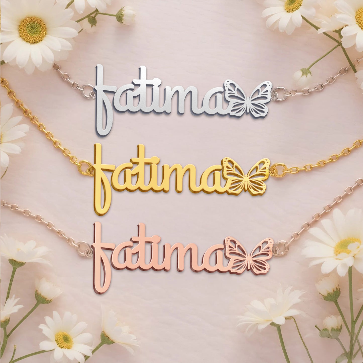FATIMA  TTL01 Personalized Name Necklace – Perfect Gift