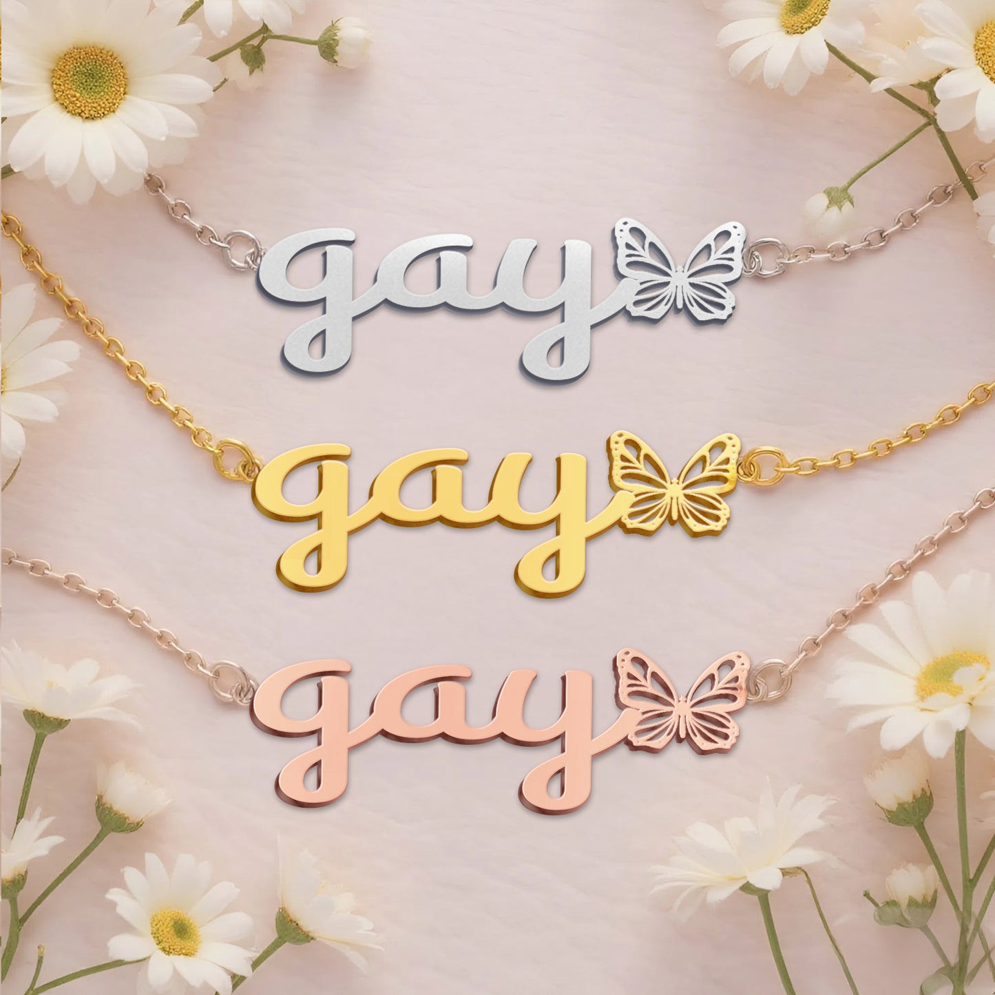 GAY  TTL01 Personalized Name Necklace – Perfect Gift