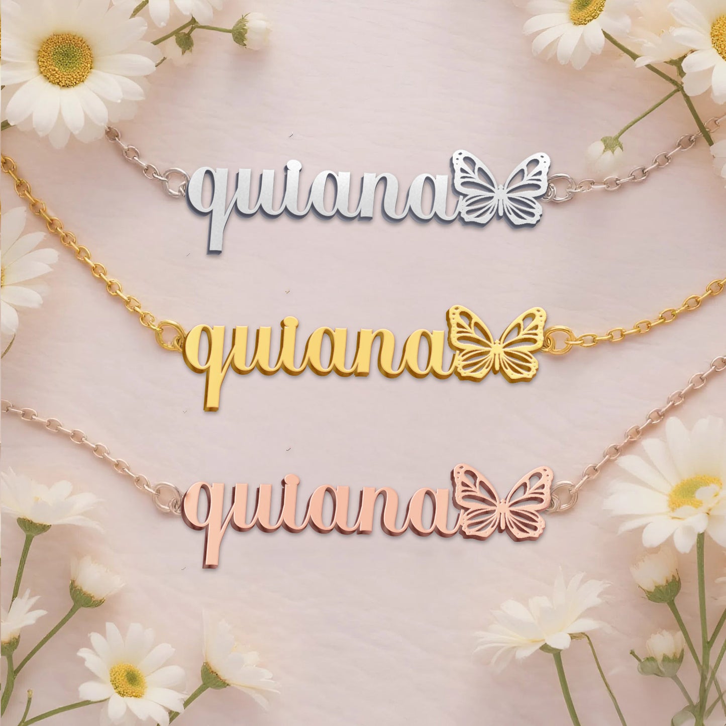 QUIANA  TTX22 Personalized Name Necklace – Perfect Gift