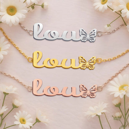 LOU  TTL01 Personalized Name Necklace – Perfect Gift