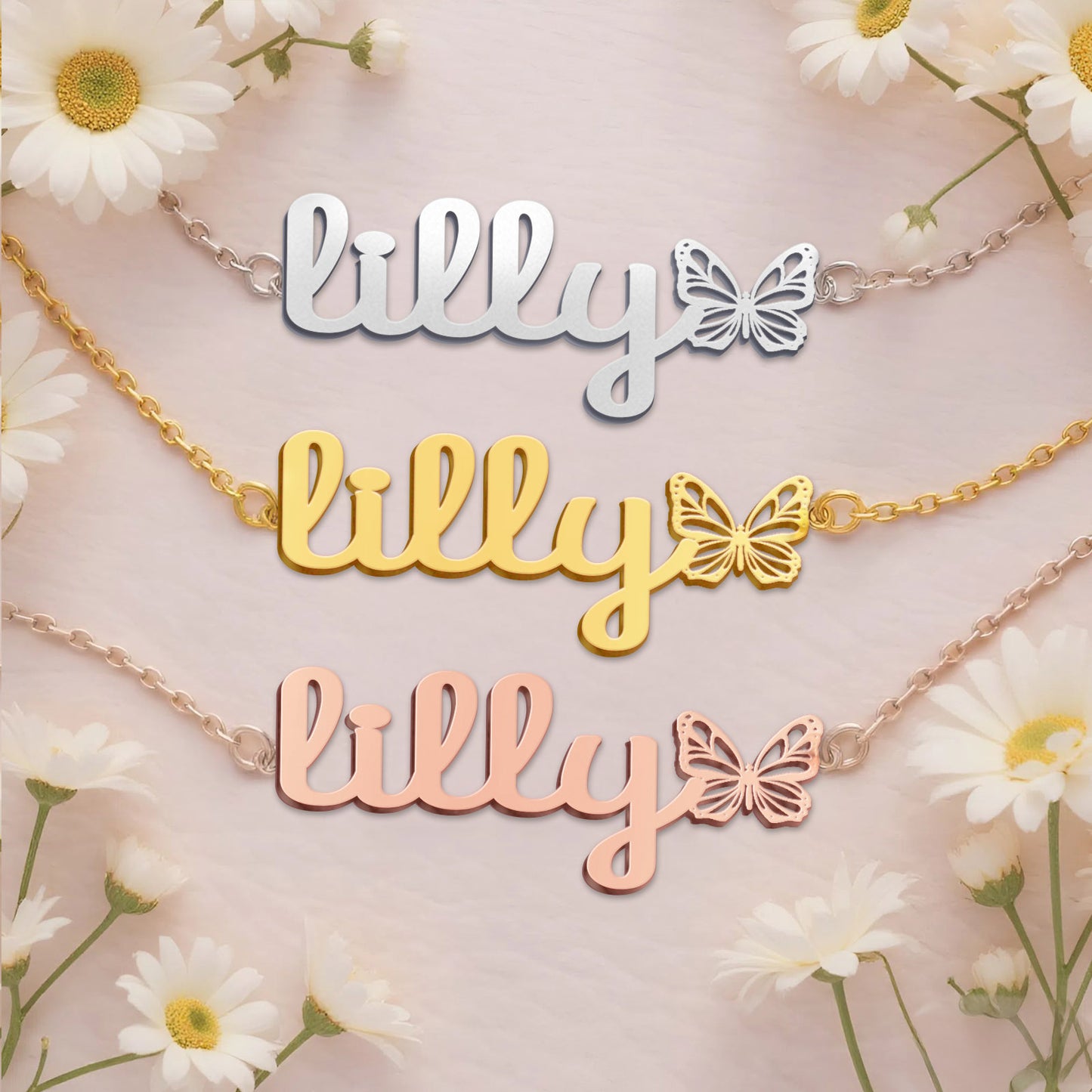 LILLY  TTL01 Personalized Name Necklace – Perfect Gift