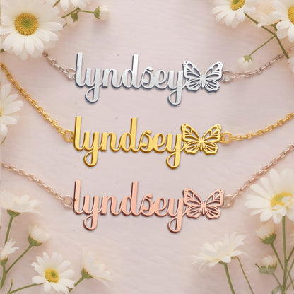 LYNDSEY  TTX22 Personalized Name Necklace – Perfect Gift