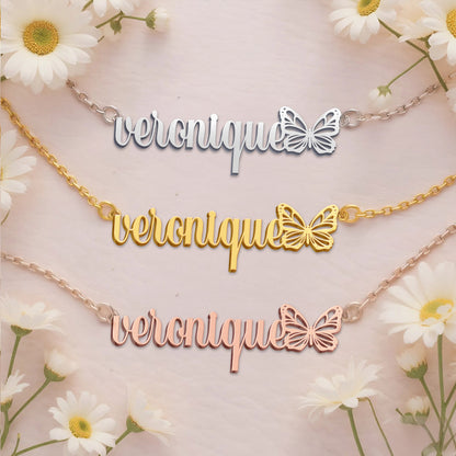 VERONIQUE  TTX22 Personalized Name Necklace – Perfect Gift
