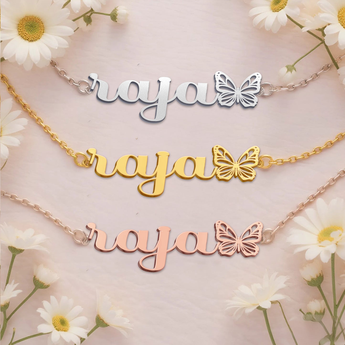 RAJA  TTX22 Personalized Name Necklace – Perfect Gift