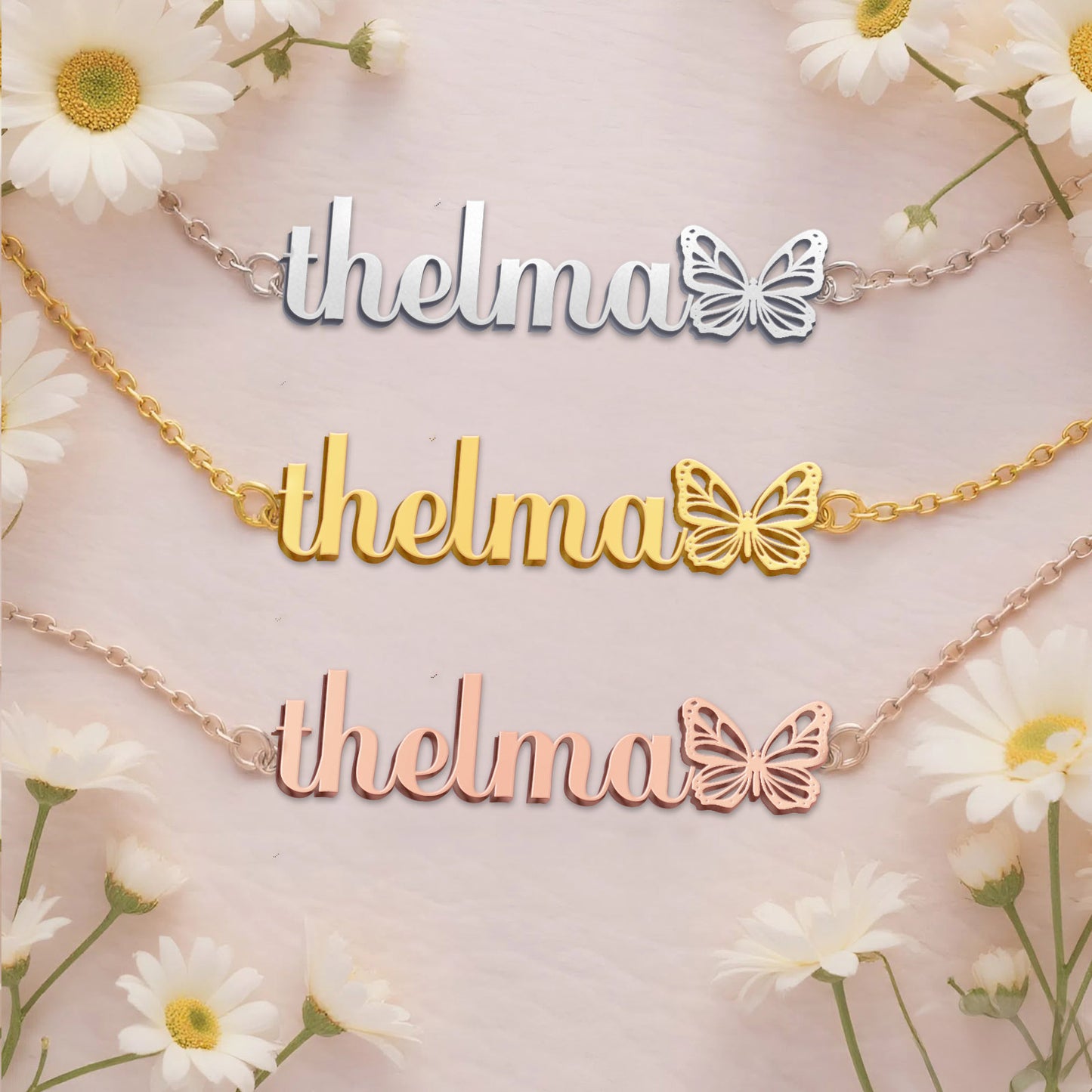 THELMA  TTX22 Personalized Name Necklace – Perfect Gift