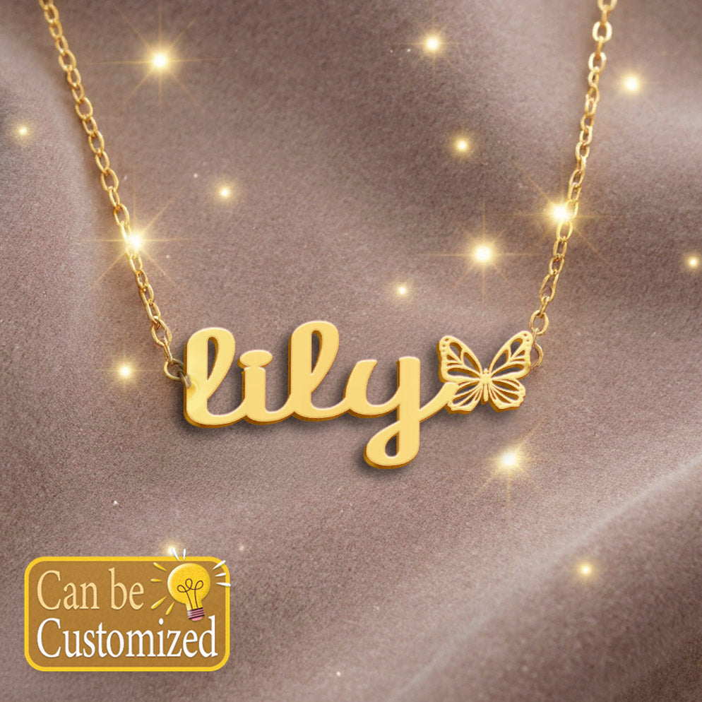 LILY  TTL01 Personalized Name Necklace – Perfect Gift
