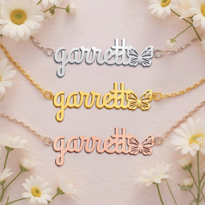 GARRETT  TTL01 Personalized Name Necklace – Perfect Gift