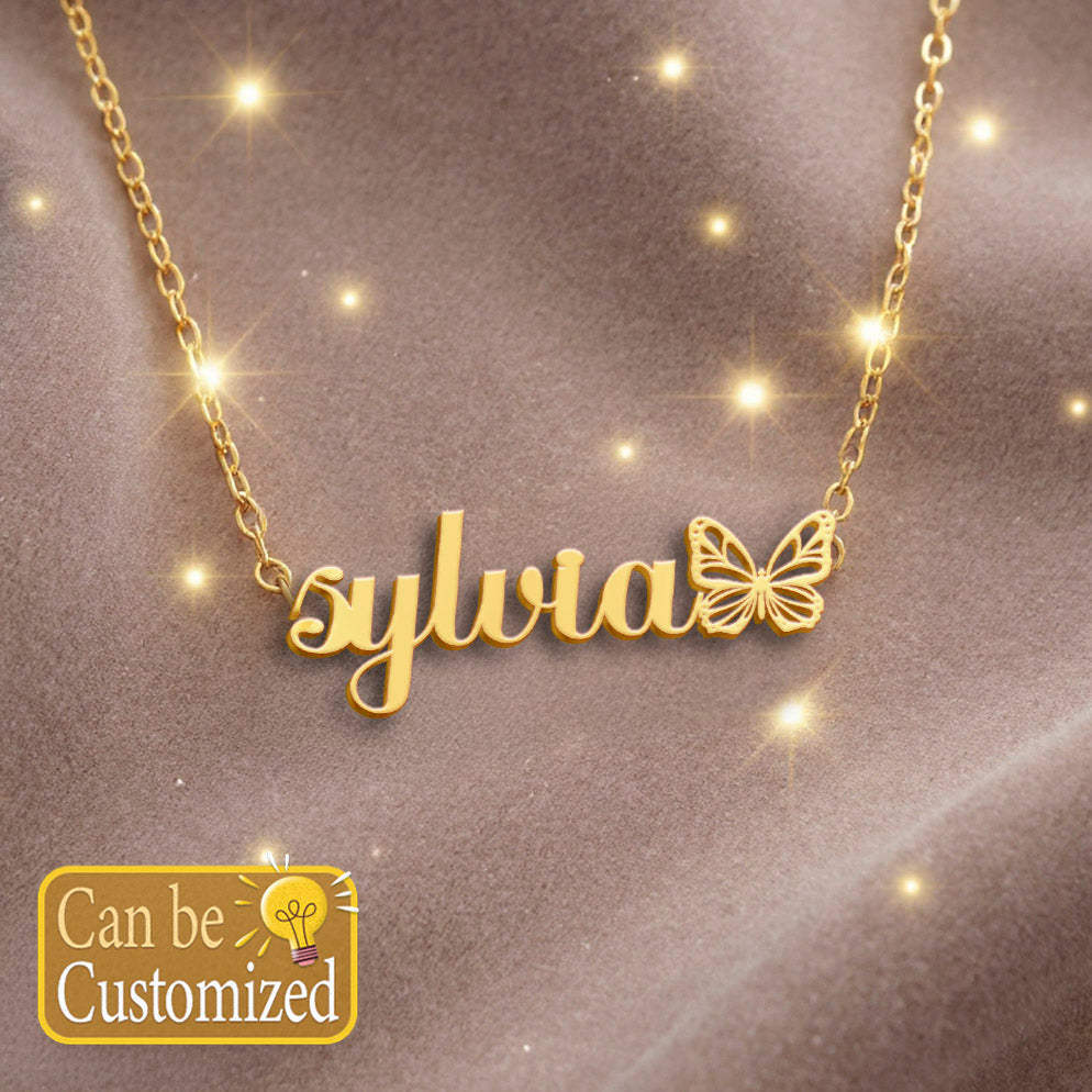 SYLVIA  TTX22 Personalized Name Necklace – Perfect Gift