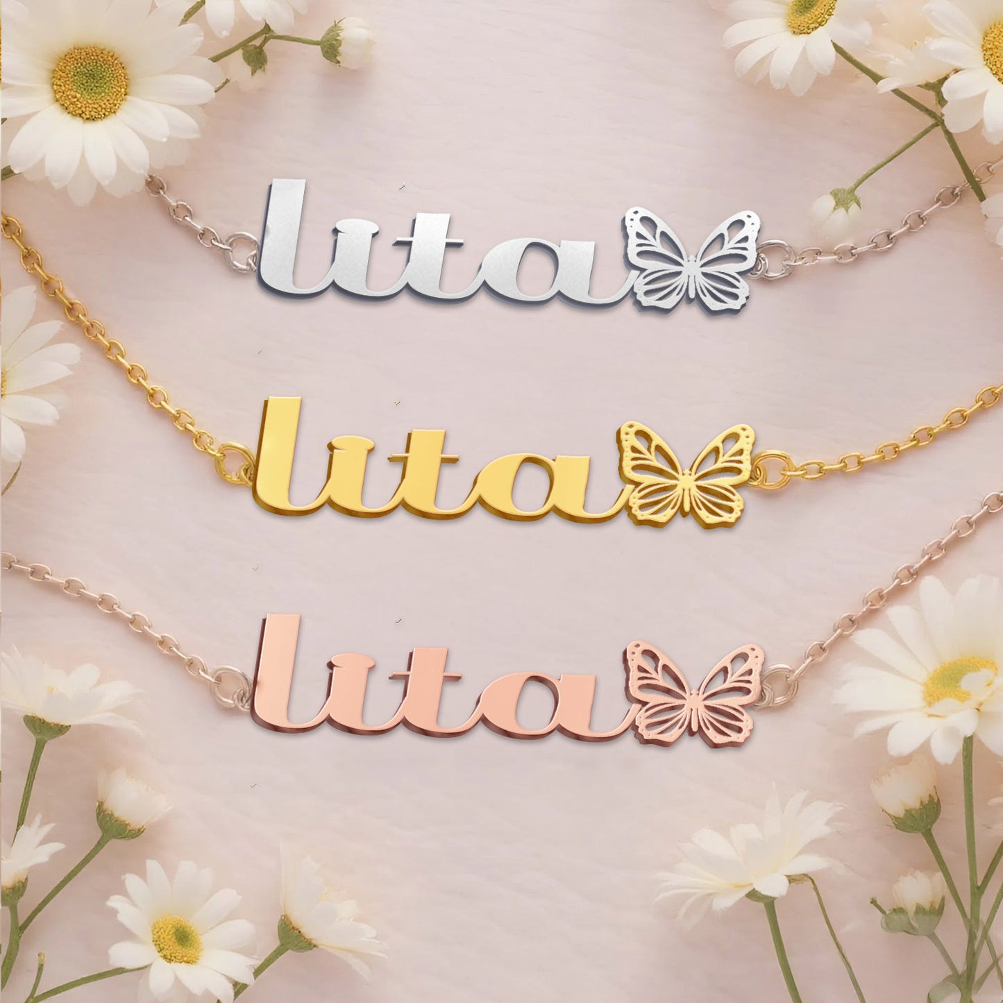 LITA  TTX22 Personalized Name Necklace – Perfect Gift