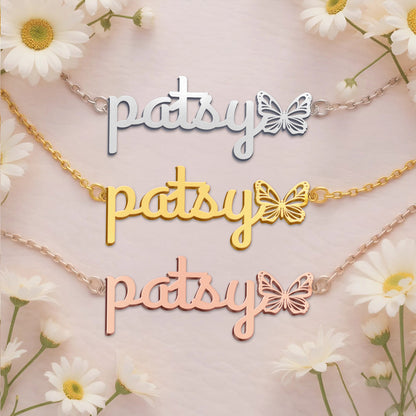 PATSY  TTL01 Personalized Name Necklace – Perfect Gift