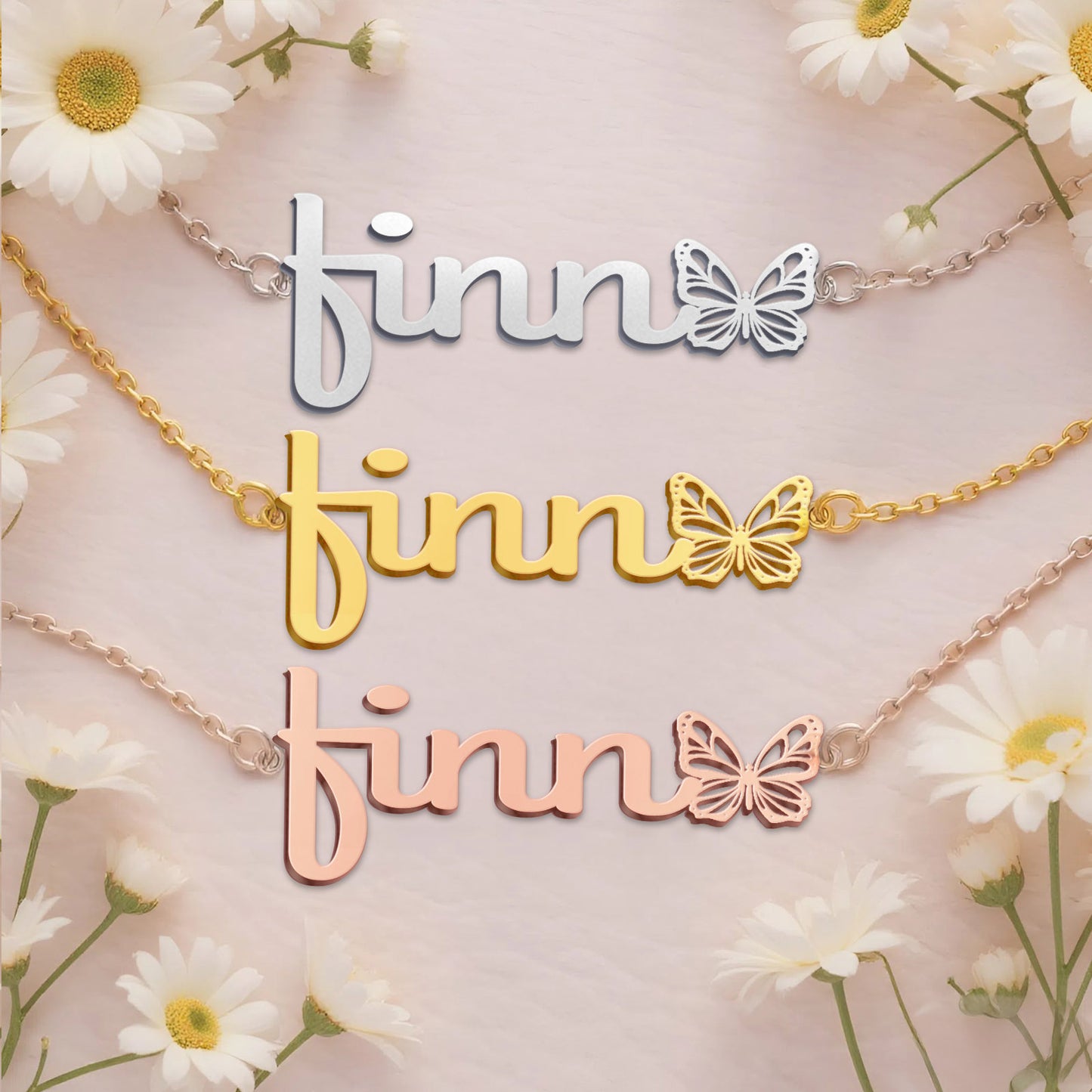 FINN  TTL01 Personalized Name Necklace – Perfect Gift