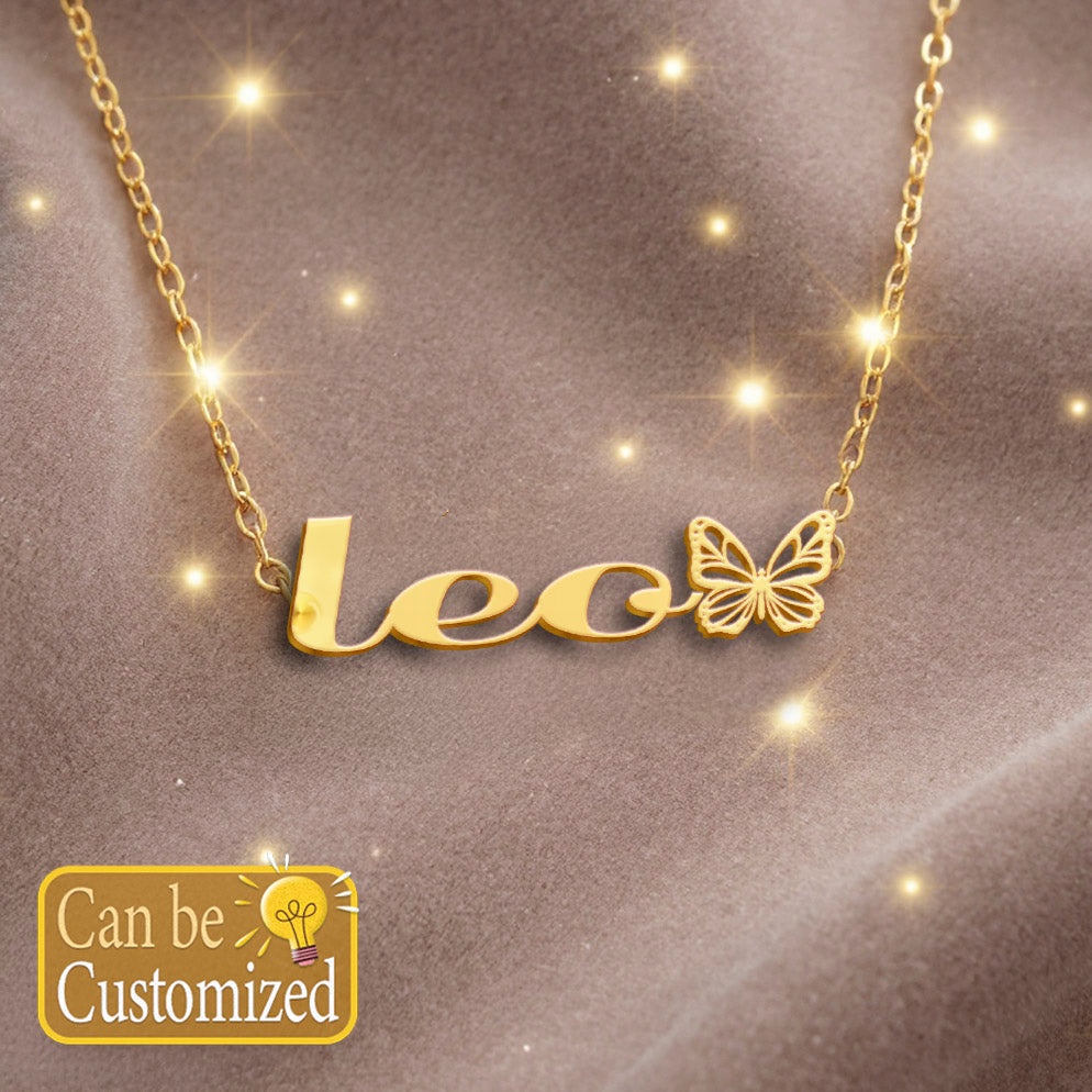 LEO  TTX22 Personalized Name Necklace – Perfect Gift