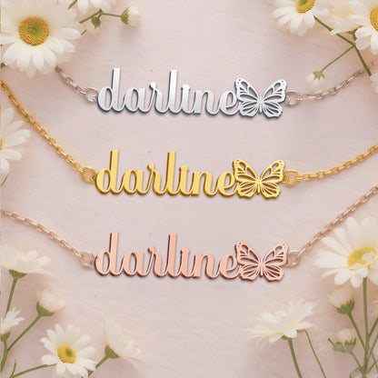 DARLINE  TTX22 Personalized Name Necklace – Perfect Gift
