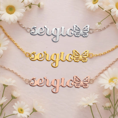 SERGIO  TTX22 Personalized Name Necklace – Perfect Gift