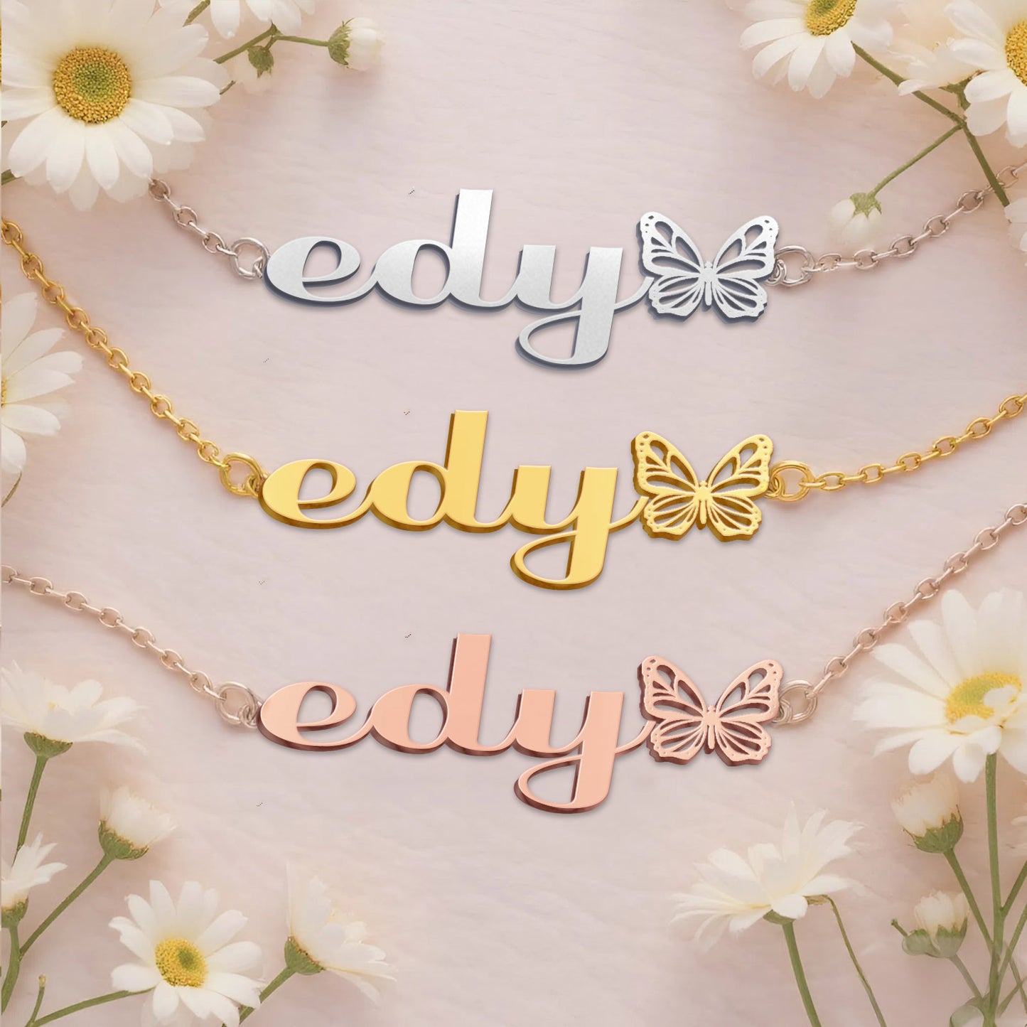 EDY  TTX22 Personalized Name Necklace – Perfect Gift