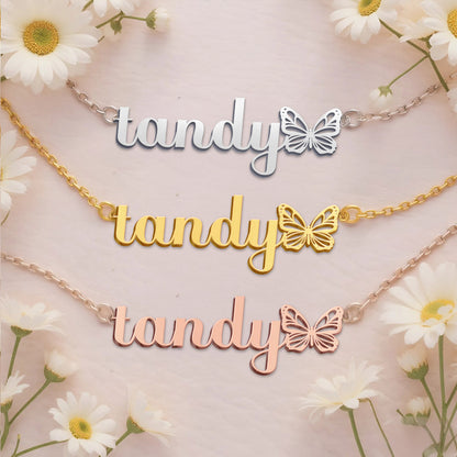TANDY  TTX22 Personalized Name Necklace – Perfect Gift