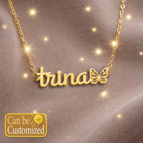 TRINA  TTL01 Personalized Name Necklace – Perfect Gift