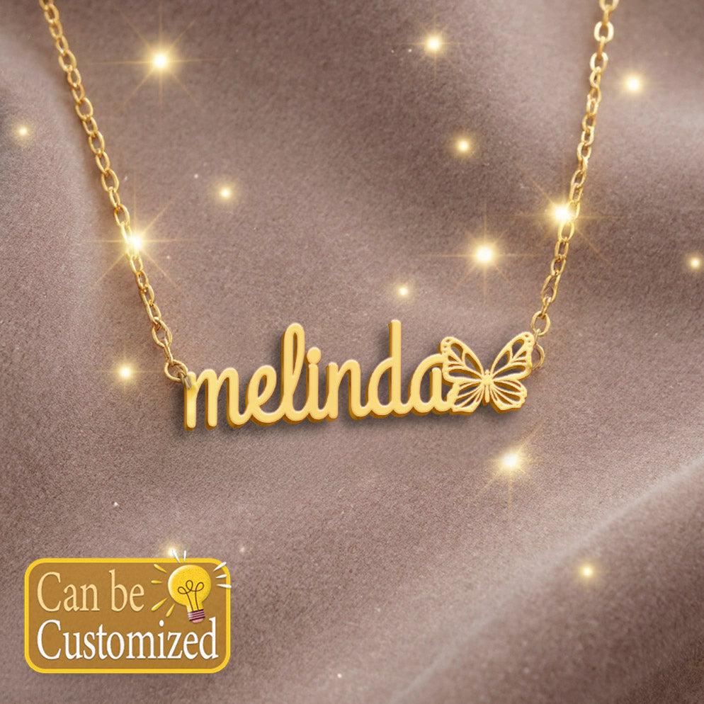 MELINDA  TTL01 Personalized Name Necklace – Perfect Gift