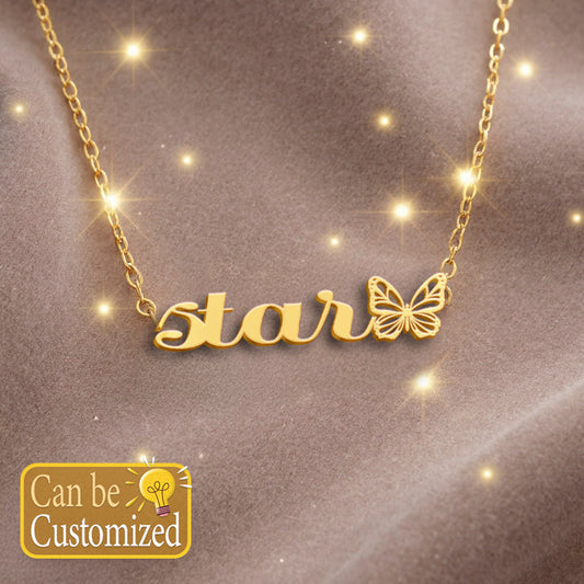 STAR  TTX22 Personalized Name Necklace – Perfect Gift