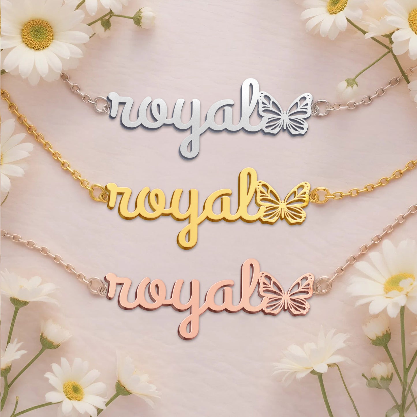 ROYAL  TTL01 Personalized Name Necklace – Perfect Gift