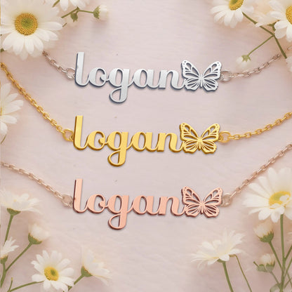 LOGAN  TTX22 Personalized Name Necklace – Perfect Gift