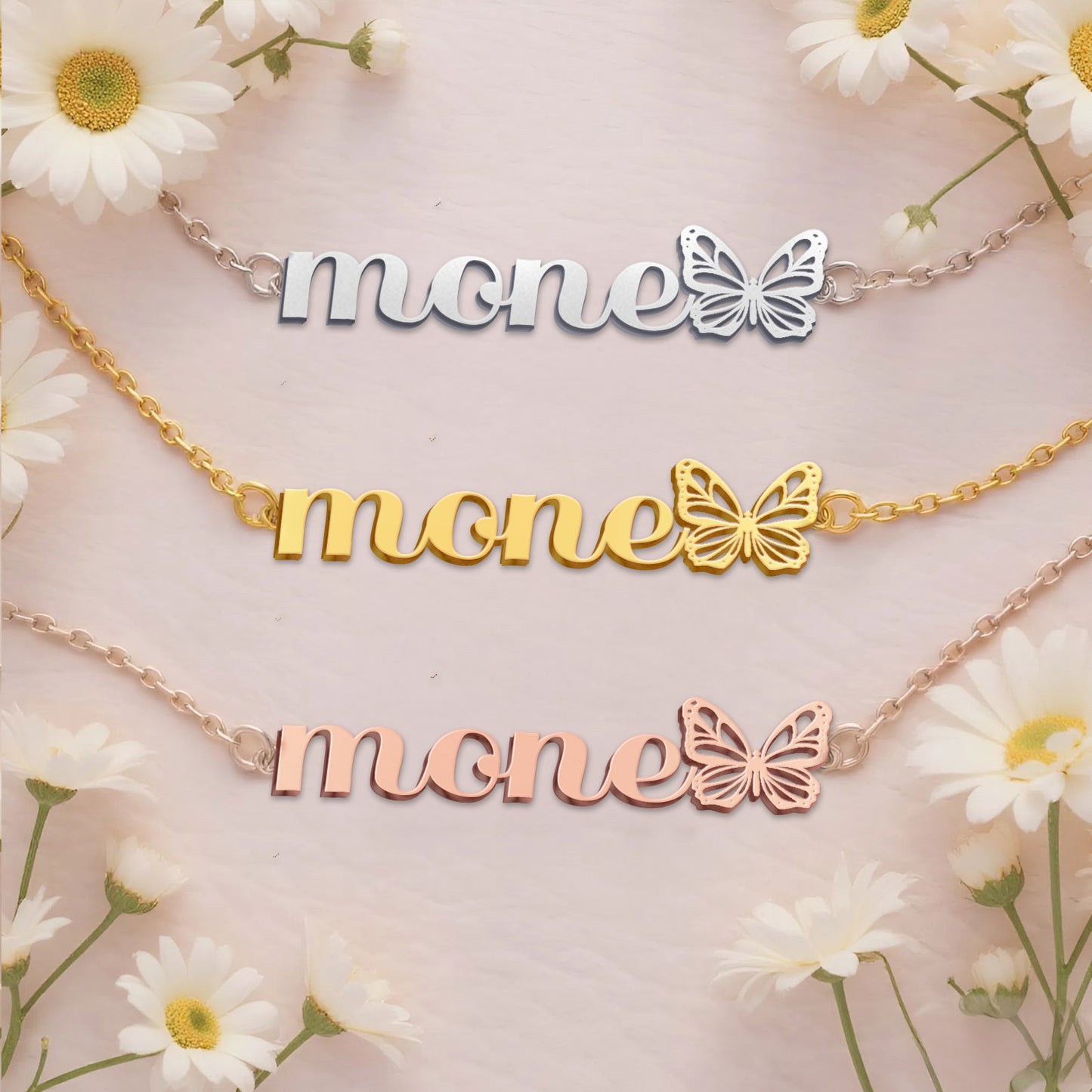 MONE  TTX22 Personalized Name Necklace – Perfect Gift