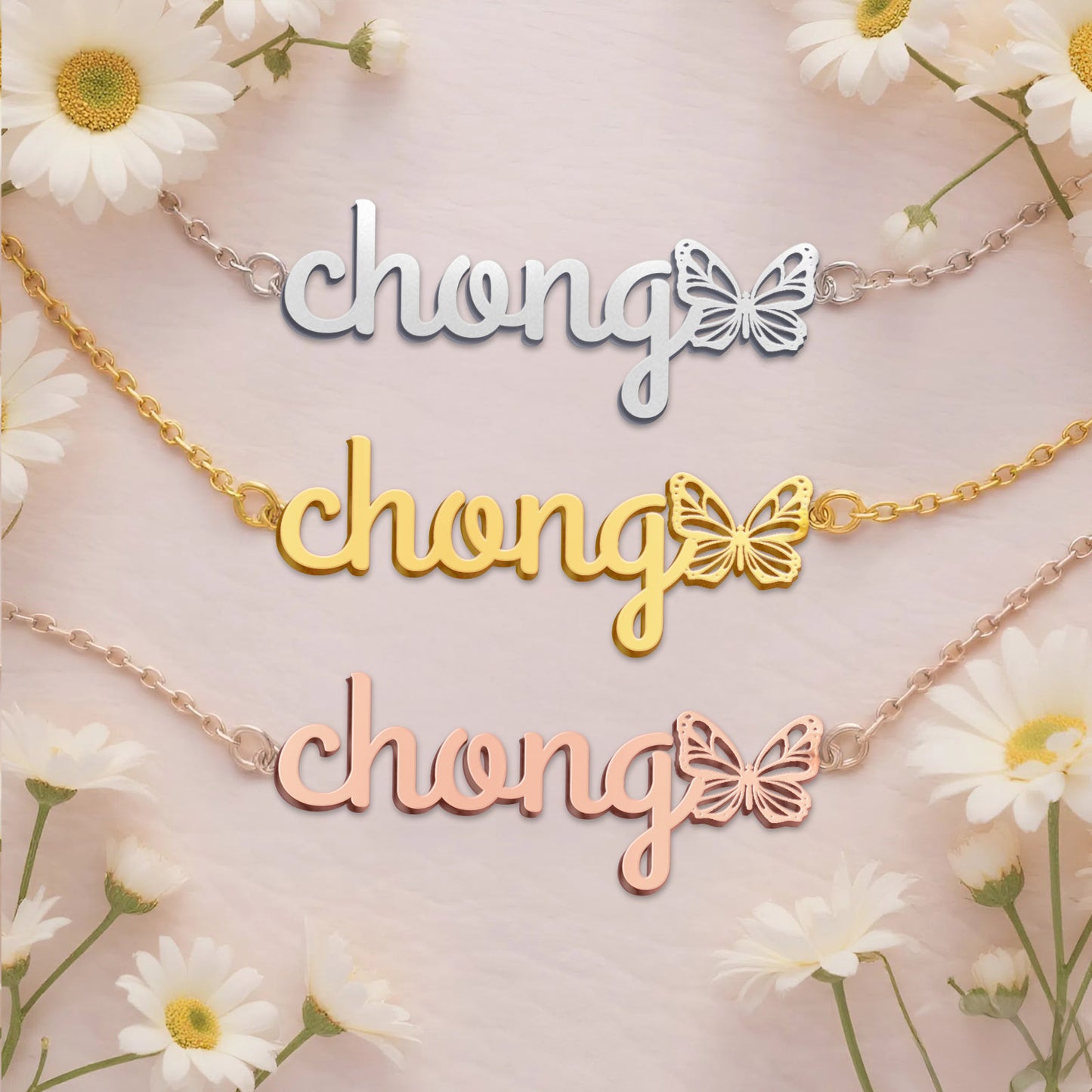 CHONG  TTL01 Personalized Name Necklace – Perfect Gift