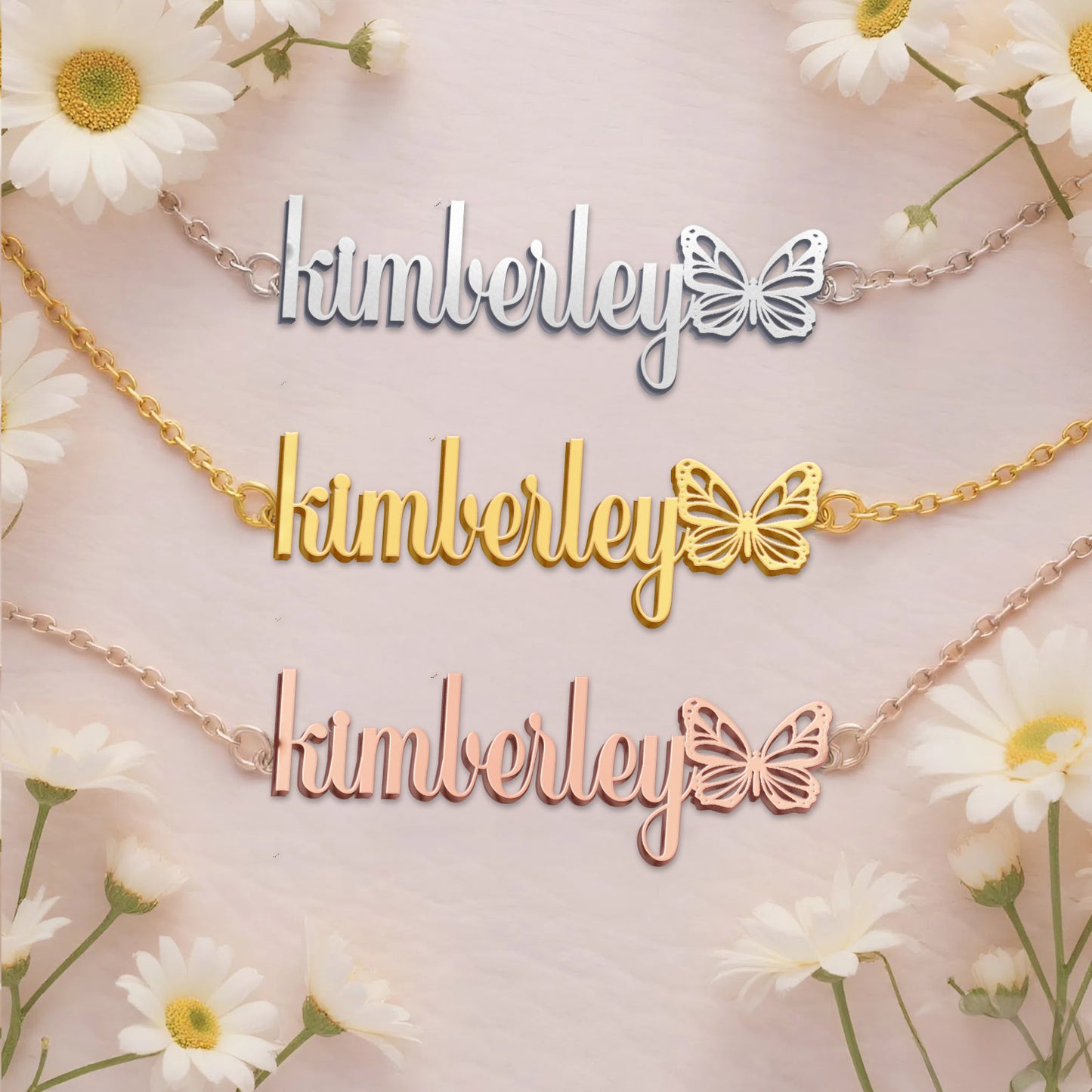 KIMBERLEY  TTX22 Personalized Name Necklace – Perfect Gift