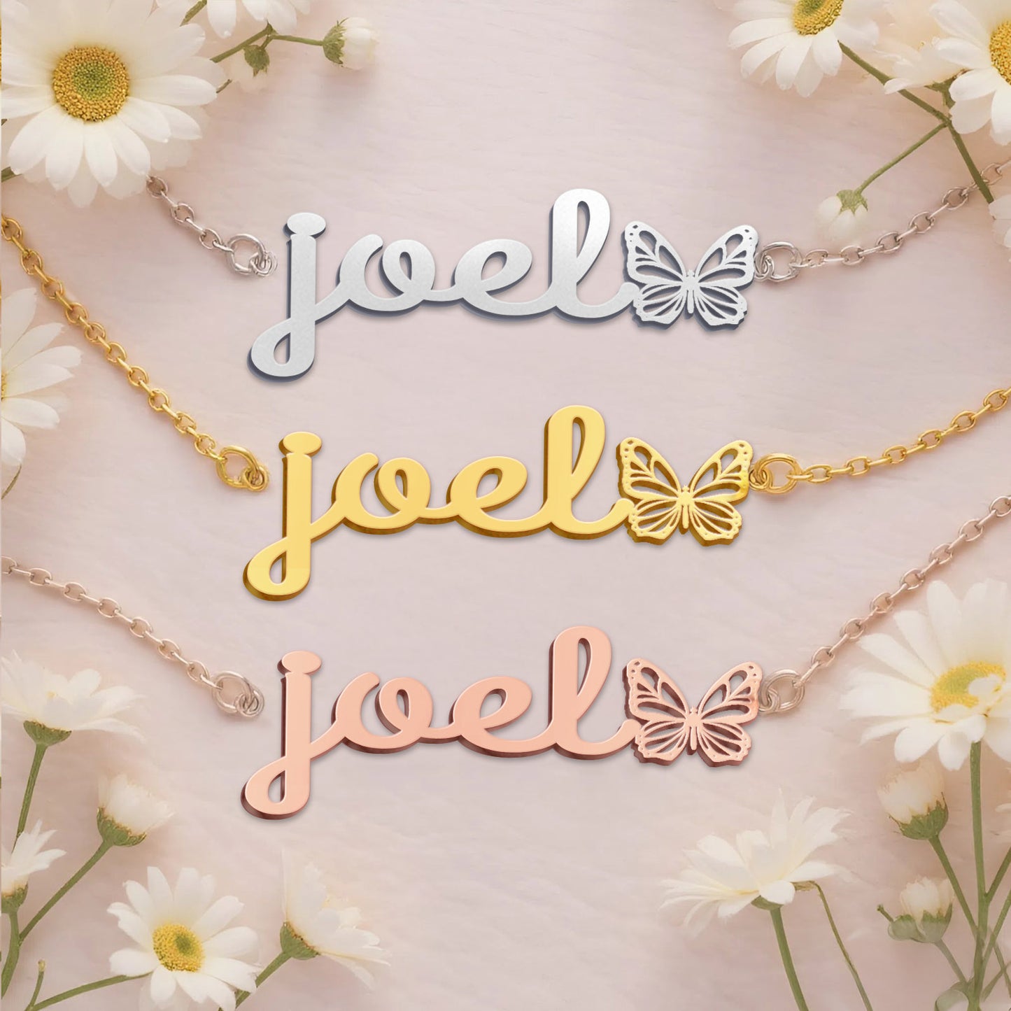 JOEL  TTL01 Personalized Name Necklace – Perfect Gift