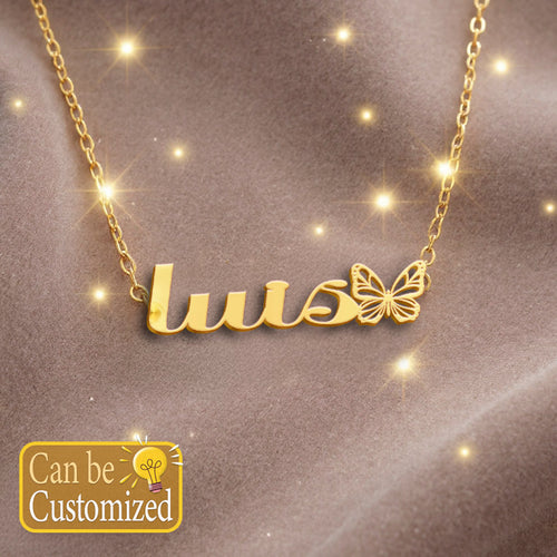 LUIS  TTX22 Personalized Name Necklace – Perfect Gift